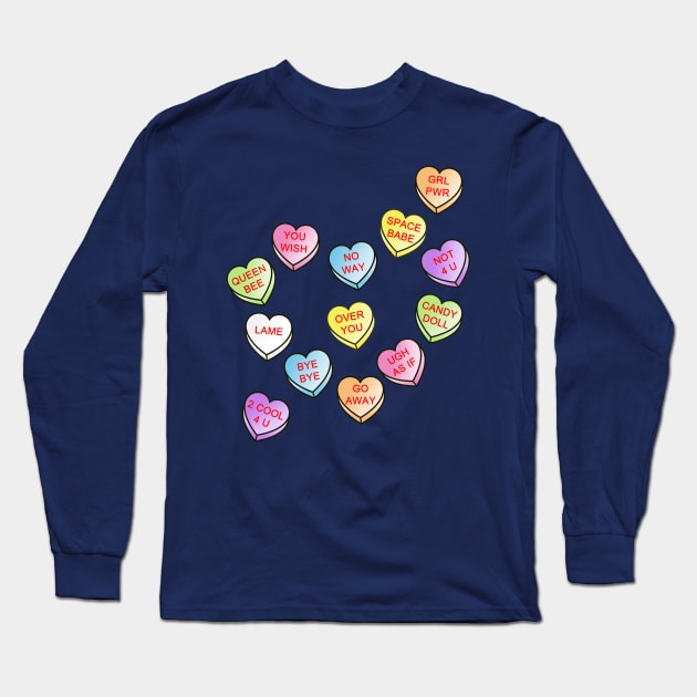 Love Hearts Long Sleeve T-Shirt by jadeboylan